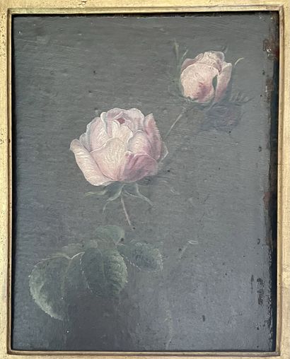 null French school around 1870

"Flowers"

Three oils on paper mounted on cardboard...