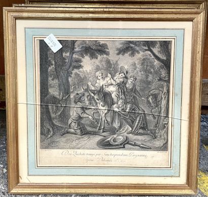 null After Charles-Antoine COYPEL (1694-1752), engraved by D. BEAUVAIS

"Don Quixote"

Suite...