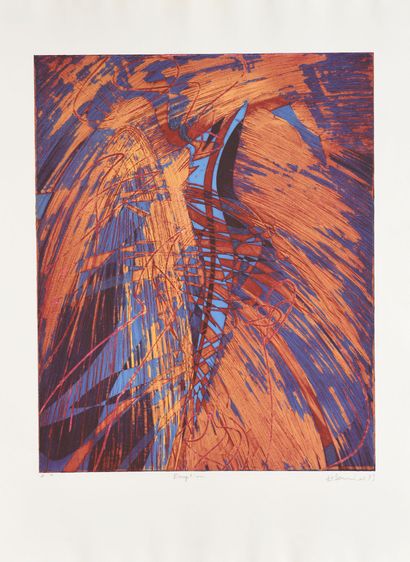 null Hector SAUNIER (born in 1936)
Eruption, 1973
Meeting of an etching and a strong...