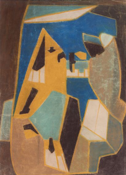 Emile GILIOLI (1911-1977)
Cubist Interior,...