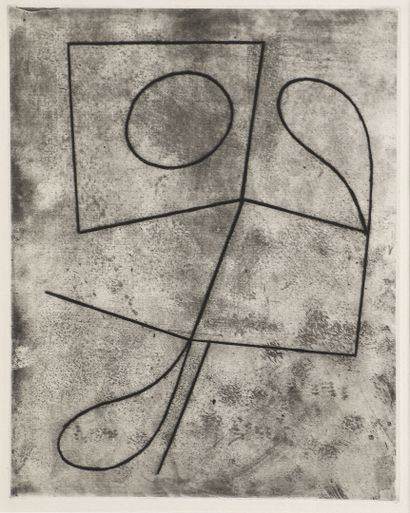 null Jean ARP (1886 - 1966).
Etching on vellum
Illustration of the volume "Vers le...