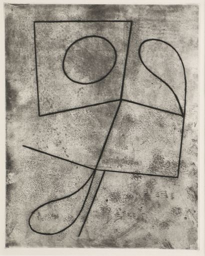 null Jean ARP (1886 - 1966).
Eau forte sur velin
Illustration du volume "Vers le...