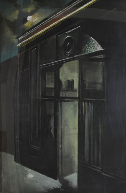 null Gaspard SCHLUM (born in 1970)
A store at night
Pastel, signed and titled on...