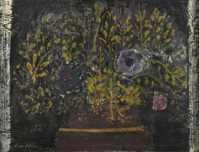 Avni ARBAS (1919-2003)
Bouquet de fleurs,...