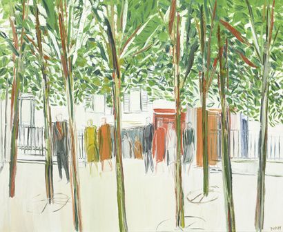 Pierre DUPUY (né en 1936)
Paris, arbres et...