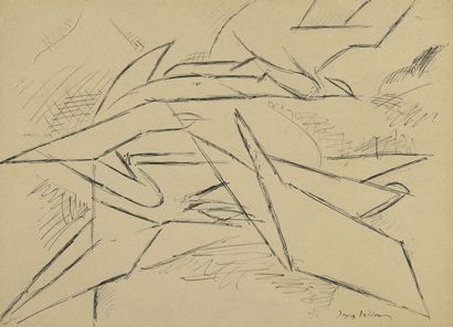 Jacques VILLON (1875-1963)
Untitled
Ink (pen),...