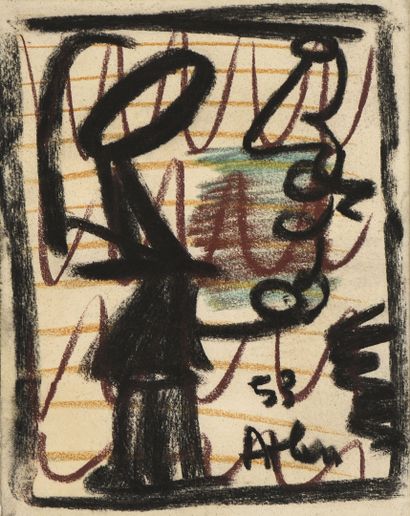 Jean-Michel ATLAN (1913-1960)
Untitled, 1958
Pastel...
