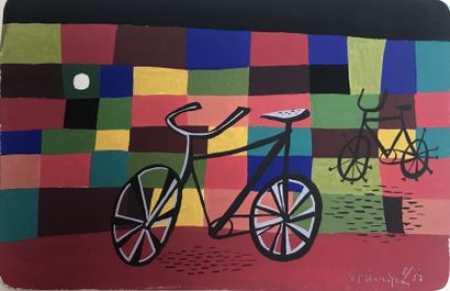 null Raymond GRANDJEAN (1929-2006)
Bicyclettes, 1952 et Abstraction, 1954
Réunion...
