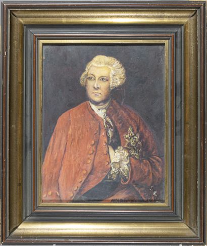 null MYARD (XXe siècle)

Portrait de Georges III à l'habit rouge et à l'ordre du...