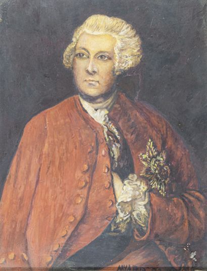 null MYARD (XXe siècle)

Portrait de Georges III à l'habit rouge et à l'ordre du...