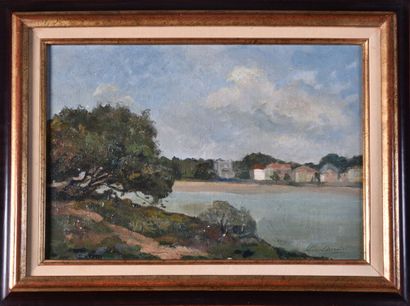 null Léontine DARRIET (1872-?)

Bord de rivière 

Huile sur toile signée en bas à...