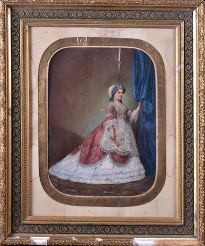 null VAZQUEZ (XIX-XXe siècle)

Femme en pied

Photo rehaussée en couleur, signée...