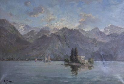 null Auguste DURST (1842-1930)

Lac Majeur

Huile sur toile signée en bas à gauche...