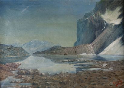 null CHASSANDE (XXe siècle)

Lac de l'Eychauda

Huile sur toile signée et datée 1922...