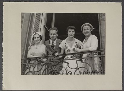 Le mariage d'Éric et Yvonne, le 11 juin 1952...