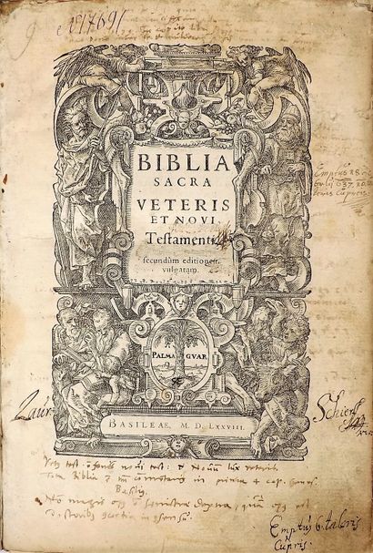 null # [BIBLE]. Biblia sacra vulgatae editionis sixti Pont. Max. jussu recognita...