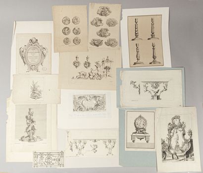 null Bérain and various ornamentalists

Set of etchings of about thirty pieces mostly...