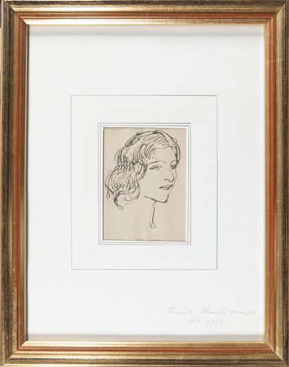 null Théophile Alexandre STEINLEN (1859-1923)

Portrait de femme

Plume, feuille...