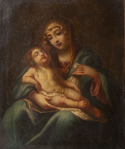 null Ecole FRANCAISE du XVIIIème siècle

Vierge à l'Enfant

Huile sur toile

H. 41...