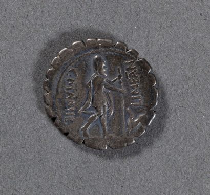 null REPUBLIQUE ROMAINE

C. Mamilius Limetanus, (82 av. JC), denier d'argent, Crawford...