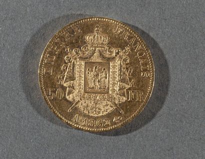 null FRANCE

Une pièce de 50 francs or Napoléon III tête laurée, Paris, 1862

Poids:...