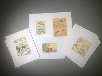 JAPAN, 19th century

Eleven prints depicting...