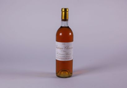 null 1 - B - CHÂTEAU CLIMENS (B.G; e.t.h. légères) - CC1 Sauternes - 1972