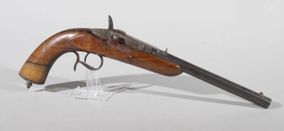 null France

Pistol of shooting of living room

Wooden frame, short barrel, bronzed...