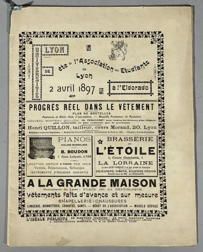 null Review of the festival of the association of the students of Lyon

1897