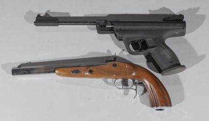 null France/Italie 

Réplique de pistolet Lepage 

Fabrication Armi Sport, à poudre...