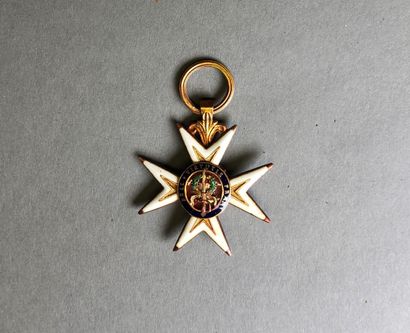 null France

Cross of Saint Louis modified Monarchie de Juillet 

Gold and enamel,...
