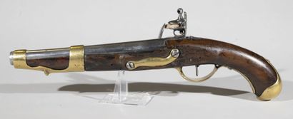 null Cavalry pistol 1763/66

Wooden frame with missing parts and slight accidents,...