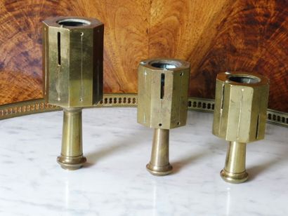 Set of three octagonal pantometers, without...