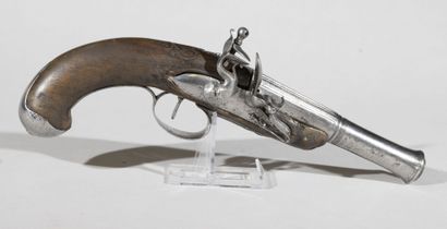 null France

Flintlock travel pistol

Wooden mounting with short barrel with silver...