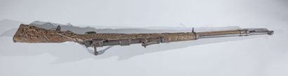 null *****Germany 

Mauser G 98 rifle entirely engraved in suite 

Exceptional rifle...