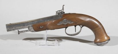 null France

Travelling percussion pistol "Carlat à Toulon".

Wooden mounting with...