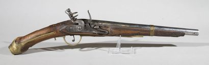 France 

Pommel gun 

Wooden frame, carved...