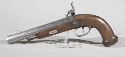 null France

Pistol of shooting to percussion

Wooden frame with short barrel, iron...