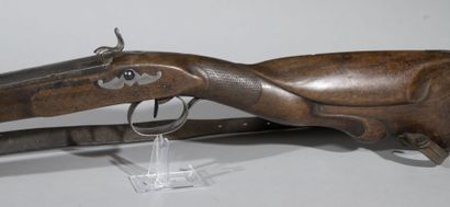 null France

Piston rifle

Carved wooden stock, front lock with piston, barrel with...