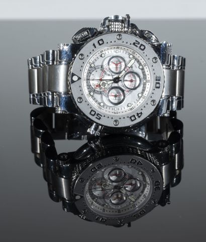 AQUANAUTIC
Steel chronograph watch, 