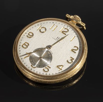 OMEGA
Pocket watch in 18K (750°/°°) yellow...