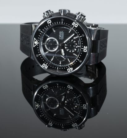 ORIS
Diving chronograph watch in titanium,...
