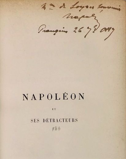 NAPOLEON (Prince Louis). Napoléon et ses...