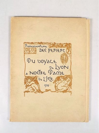 null Manuscript - [DES PERIERS (Bonaventure)]. Of the journey from Lyon to Nostre...