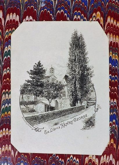 null ALBUM DE SAONE ET LOIRE. Macon, Pelliat, no date (circa 1840). In-4°, red morocco...