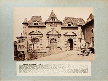 null Photographie - ROUGET (A). Monuments historiques de France (Isère). 2 classeurs...