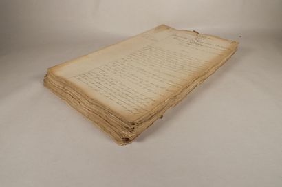 null Manuscrit - CORRESPONDANCE DES AGENTS SECRETS A L'INTERIEUR. Lettres de Pierre...