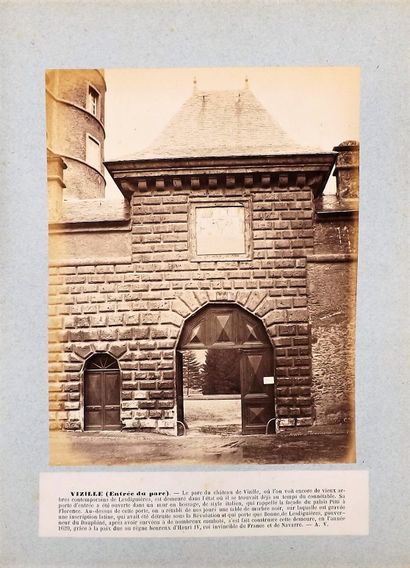 null Photograph - ROUGET (A). Historical monuments of France (Isère). 1 folder in-4°,...