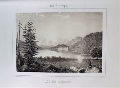 null SAURIA (Charles). The picturesque Jura. Collection of 24 lithographed views...