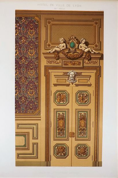 null DESJARDINS (Tony). Monograph of the Hôtel de Ville de Lyon, restored under the...